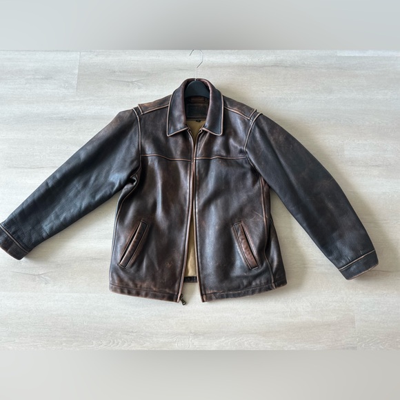 SONOMA | LETHER JACKET | M - Picture 3 of 17